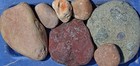 30 Lbs Lot  8 Extra Extra Large Xxl Colorful River Rocks Pond Aquarium Landscape