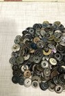Antique   Vintage Metal Work Trouser   Shirt Sewing Buttons 1 2 Pound