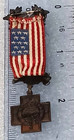 Us Spanish American War 1898-1902 War Veteran Dress Size Medal 2 1 2  