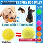 Lechong 12-pack Squeaky Spiky Dog Balls  2 5  Balls For Small Medium Dogs
