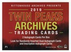 2019 Twin Peaks Archives Promo Card P1 Welcome To Twin Peaks