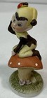 Vintage Brinn   s Elf Fairy Pixie On Mushroom Figurine Ladybug Fairy Garden 5   