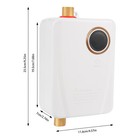 Electric Tankless Water Heater Instant Hot Shower Kitchen Heater 110v 3000w