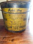 Vintage Dutch Boy 25 Pound Soft Paste White Lead Paint Bucket National Lead Co 