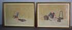 Fine Pair Of Antique 18th C  Chinese Export Watercolor Paintings  Circa 1780