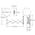 Wall Mounted Magnification Vanity Double Side Extendable Accordion Swivel Mirror