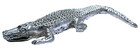 2 1 3 X 4 5 Inch  Vintage Casted Crocodile Sterling Silver Figure Ebs6563 6524