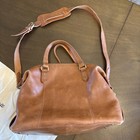 Madewell The Zip-top Transport Crossbody Leather Bag In English Saddle Brown