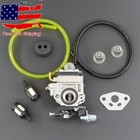 Carburetor For Eskimo Stingray S33q8 Ice Auger 33cc Viper Engine Fuel Line Kit