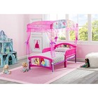 Toddler Canopy Bed Princess Plastic Pink Girls Children Disney Side Rails Little