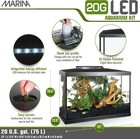 Aquarium Kit  20 Gallon Fish Tank - Led