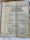 David Bradley Super Power Garden Tractor Owners And Operators Manuals Original