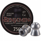 Benjamin Premium 750 Count Hollow Point 4 5mm  177 Caliber Pellets Made In Usa