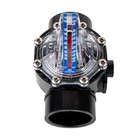 H2 Flow Controls Fv-c Control Flowvis 2 X 2 5in  Pool Flow Meter Check Valve