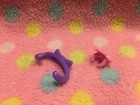 Littlest Pet Shop Lps Pet    pet Wearing Pink   Purple Accessories  2    Hasbro New 
