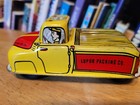 Very Nice Vintage 1950 s Lupor Tin Litho Friction Lupor Packing Co  Truck
