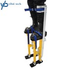 24 -40  Adjustable Drywall Stilts Aluminum Alloy Construction Tool Yellow