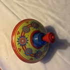 Schylling More Fun Vintage Tin Metal Spinning Circus Clown Top Toy