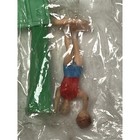Vintage Wilton Cake Decorations Topper - Plastic Basketball Hoop And Player Qty