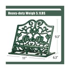 Vintage Cookbook Stand  Durable Wrought Cast Iron Recipe Book Holder For Kitc   