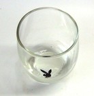      Playboy Bunny Logo 4 Oz Rocks Glass Whiskey Tumbler Heavy Base Barware