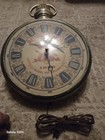 Vintage Budweiser Beer Lighted Pocket Watch Sign Clock Complete Non Working