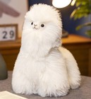 White Alpaca 12 5 Inch Pillow Stuffed Animal Plush Toys Toddler Doll Kids Gifts