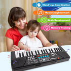 Kids Piano Keyboard With Microphone - 37-key Musical Toy For Ages 3-6  Portable