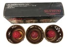 Silvestri 2 1 4    Solid Brass Christmas 3 Candle Holder Charles A Berry Vtg Retro