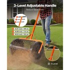 Uimoso 24-inch Compost Spreader With T-handle For Lawn And Garden Care