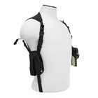 Ncstar Ambidextrous   Horizontal Shoulder Holster Nylon Black Adjustable Cv2909