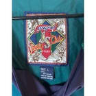 Vintage Jansport Hawaii Pacific University Sea Warriors Windbreaker Teal Large