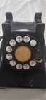Vintage Western Electric Model 302 Rotary Desk Telephone Black Good Condition