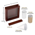 Lillian Rose W Espresso Finished Unity Ceremony Set 2 Containers Of Colored