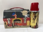 Vintage Firehouse Lunchbox And Thermos