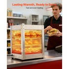 Uimoso 3 4 5-tier Commercial Food Warmer Display Cabinet With Led 34-180l
