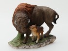Homco Masterpiece Porcelain American Bison Buffalo Porcelain Figurine 1994