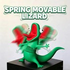 Wobble Lizard Figurine Meme Design Spring Green Lizard Toy For Bikes Office 2026