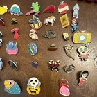 Lot Of 38 Lapel Pins   variety Of Character And Misc