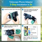 Telescope Phone Adapter  Binocular Photo Adapter For Android   Iphone  Phone Hol