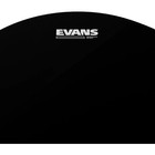 Evans Resonant Black Tom Drumhead 16 In 