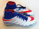 Nike Hypervenom Phantom Ii Fg Acc Red White Blue Soccer Cleats Women s Size 9 5