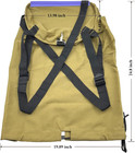 Drop Bottom Fruit Picking Bag  Large Adjustable Canvas Harvest Apron With Pocket