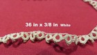 Sale Stash 2 Pcs Vintage Tatting White-ecru Craft Sew Quilt Lace Trim Journal