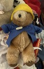 Vintage 1975 Eden Paddington Bear Blue Duffle Coat Korea London Plush Rare