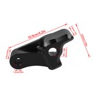 2  Drop Lowering Blocks Kit Black For Touring Cvo Road Street Glide 2009-2024