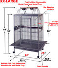 Xx-large Parrot Bird Finch Cage Cockatiel Parakeet Ladder House Pet Supply Stand
