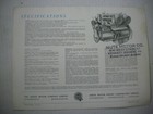 1960 Austin Healey 100 Six Color Car Brochure 4 Pages
