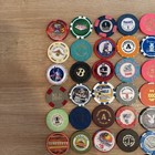Lot Of 63 Casino Chips Las Vegas  Other International Casino   Sports