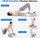 Merach Cv30 Pro Curved Vibration Plate Exercise Machine   400 Lb Capacity Used
